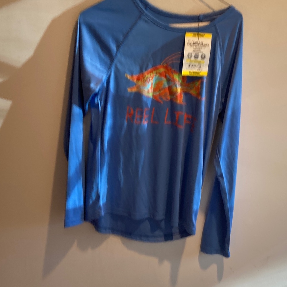 Reel Life Women's /mans Blue Long Sleeve Jersey